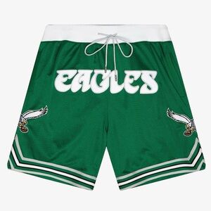 Mitchell & Ness Green Eagles Athletic Shorts